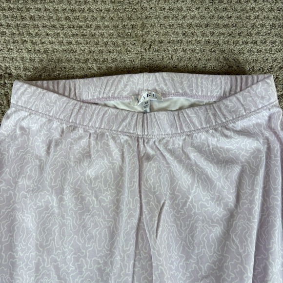 LAKE Women XS Lilac Pajama Pants  Stretch Comfy Cozy Soft Pull‎ On Sleepwear - Picture 2 of 7